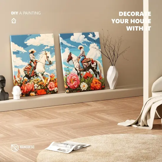 2 Pack Paint by Numbers kit for Adults Beginner and Teens, Adult Paint by Number Kits on Canvas {2}