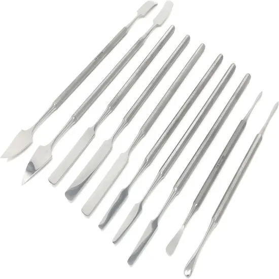 10 Pc Stainless Steel Spatula Wax & Clay Sculpting Tool Set {2}