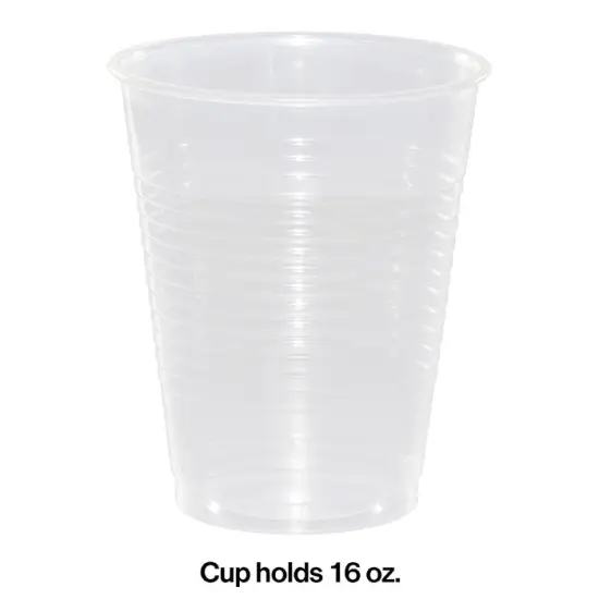 240 pc Bulk Clear 16 oz Plastic Cups {2}