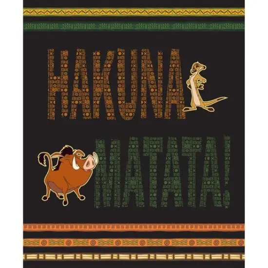 The Lion King Collection - Hakuna Matata Panel - Multi {1}