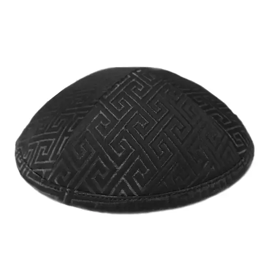 Kippah BlackDeluxe Brocade {1}