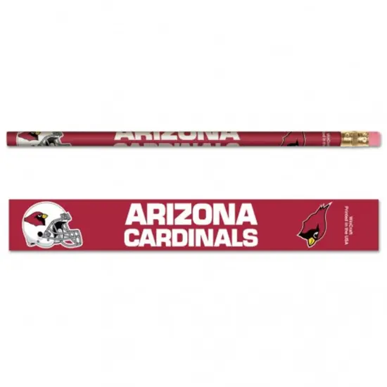 WinCraft NFL Arizona Cardinals Pencil (6 Pack) {1}