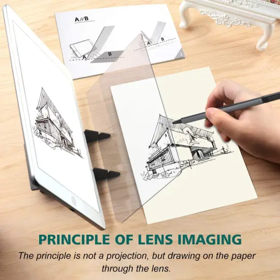 Optical Drawing Board, Portable Optical Tracing Board Image Drawing Board Tracing Drawing Projector Optical Painting Board {5}
