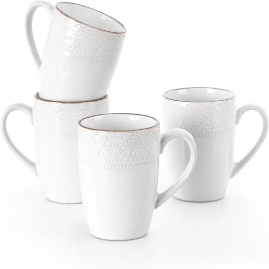 Coffee Mugs Sets for 4, 12 oz Mug Set {1}