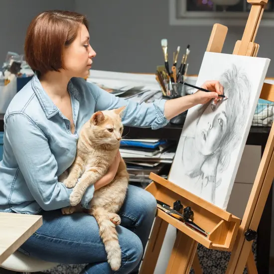 Professional Eraser Pencil Set, 6pc Eraser Pencils and 2pc Sharpener, Erasing Small Details or add Highlights for Sketching, Charcoal Drawings. Fine Detail Eraser for Beginners & Artists {5}