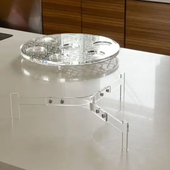 Lucite Display Stand for Seder Plate {3}