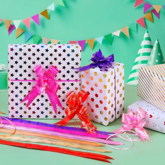 Birthday Wrapping Paper Roll - Iridescent Gift Wrapping Paper 6 Rolls - 17 inch x 120 inch {5}