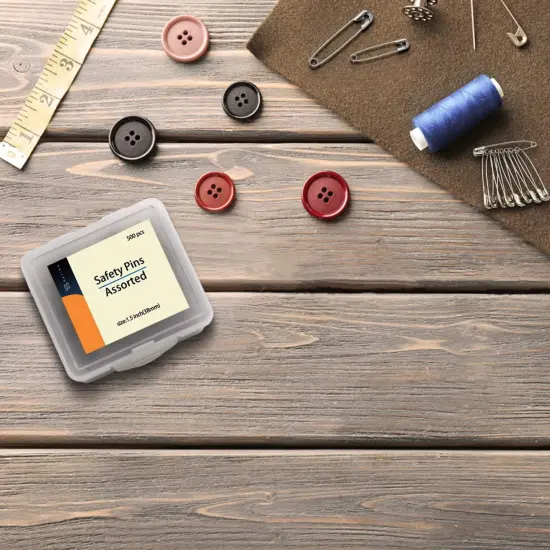 1000 Pieces - 1.1 Inch Clips Tool Kit - Assorted Decorative Pins {4}