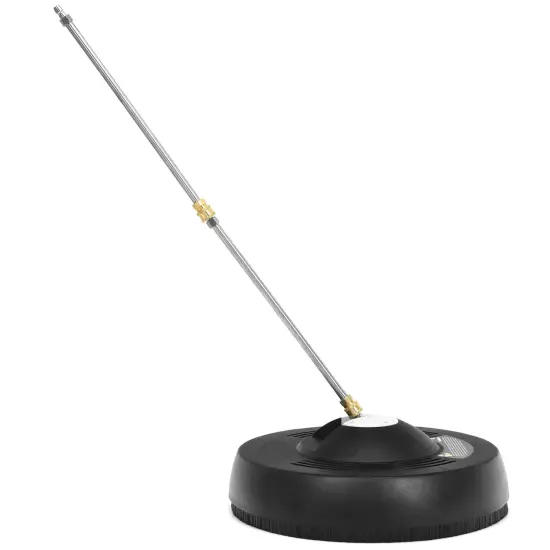 Black 16 Inch Pressure Washer with Quick-Connect Extension Wands and 2 Spray Nozzles and {1}