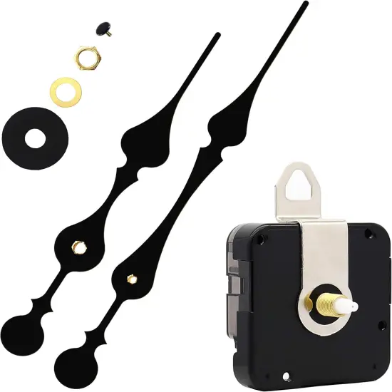 12888 Quartz DIY Wall Clock Movement Mechanism DIY Repair Parts Replacement Fit Dials up to 40 cm（15.7 Inches ） in Diameter. {1}