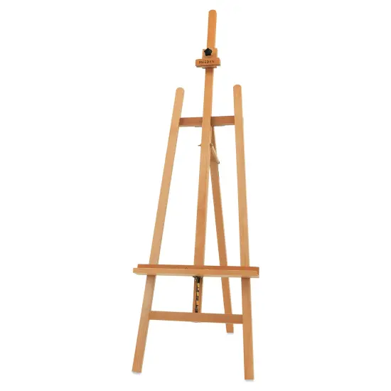 Meeden Large A-Frame Easel - Natural Beech Wood, 21" W x 33" D x 88" H {1}