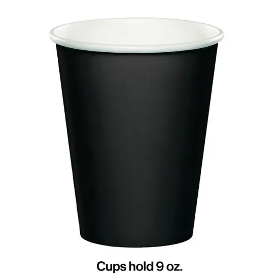 240 pc Bulk Black Velvet 9 oz Hot & Cold Cups {2}