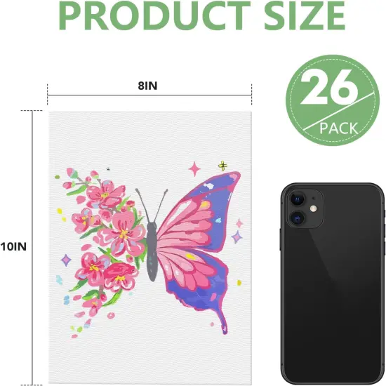 Canvas Boards for Painting 8x10, 26 Pack Canvases Primed Acid Free Blank Canvas Panels for Classroom and Parties {2}