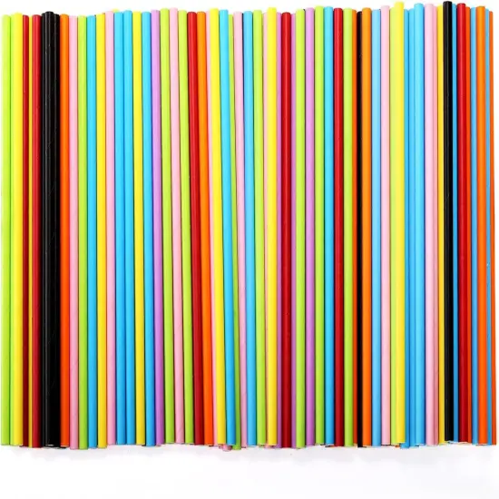 800 PCS Paper Drinking Straws, Disposable Paper Straws for Mixed Drinks, Party Supplies, Restaurant, Food Service, Birthday, Wedding, Baby Shower, Christmas, Holiday, Gift, Assorted Colors {2}