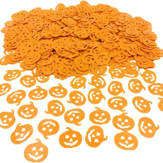 Thanksgiving Day Happy Fall Confetti Party Tableware Table Scatter Sprinkles Orange Pumpkin Spooky Party Decorations or DIY(Pumpkin) {1}