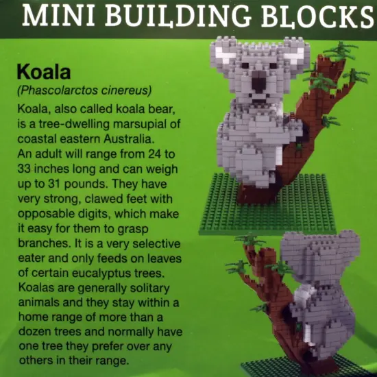 Mini Building Blocks - Koala Bear {2}