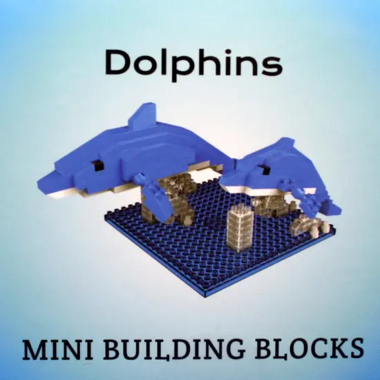 Mini Building Blocks - Dolphins {4}