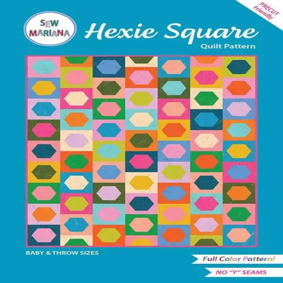 Hexie Square Quilt Pattern by Sew Mariana {1}