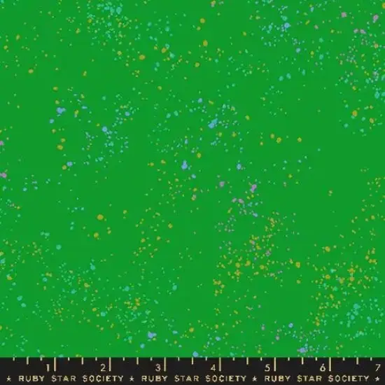 Dark Green Speckled Verdant 43"/44" Fabric Per Yard {1}