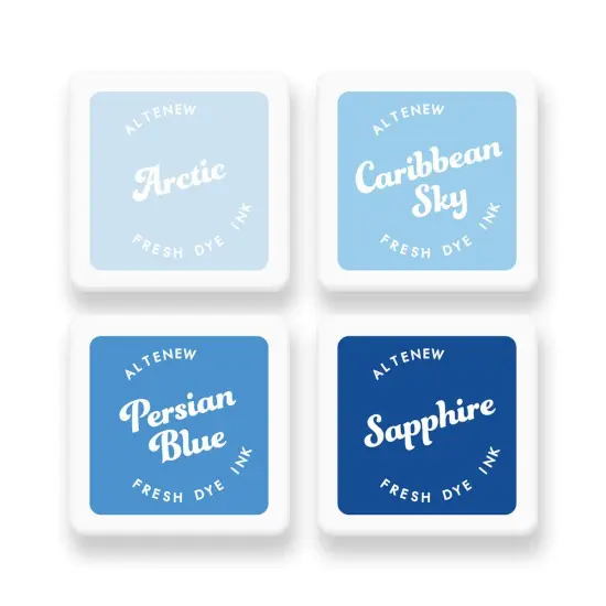 Glacier Caves Fresh Dye Ink Mini Cube Set {1}