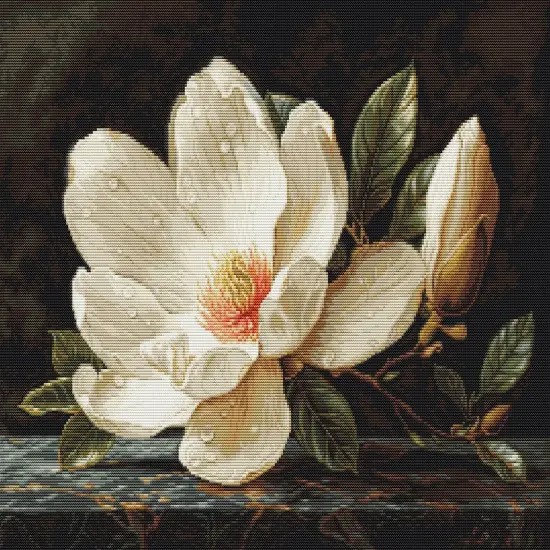 The Magnolia Dew B713L Counted Cross-Stitch Kit {1}