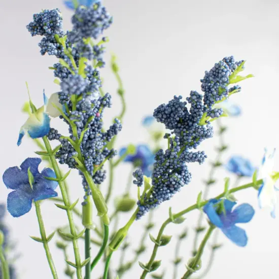 18" Baby's Breath & Lavender Filler Bush: Blue {2}