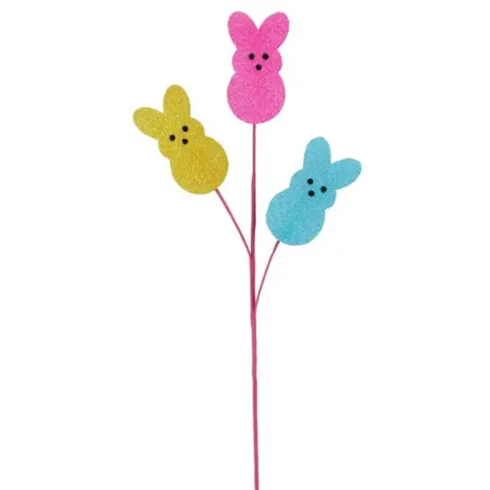 24" Glitter Sugar Bunny Spray {1}