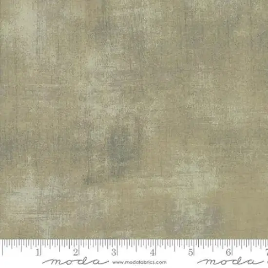 Grey Grunge Basics Khaki 44"/45" Fabric Per Yard {1}