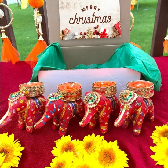 Happy Holiday Gift, Elephant Candle Holders, Christmas Gift Set, Dad Christmas Gift, Christmas Gift Women, Christmas Gift Tags, Christmas Gift Set, Christmas Gift Men Green {3}