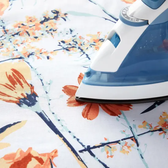 Ironing Board Cover with Floral Print Padding, Drawstring, Standard Size (15 x 54 in) Multicolor {4}