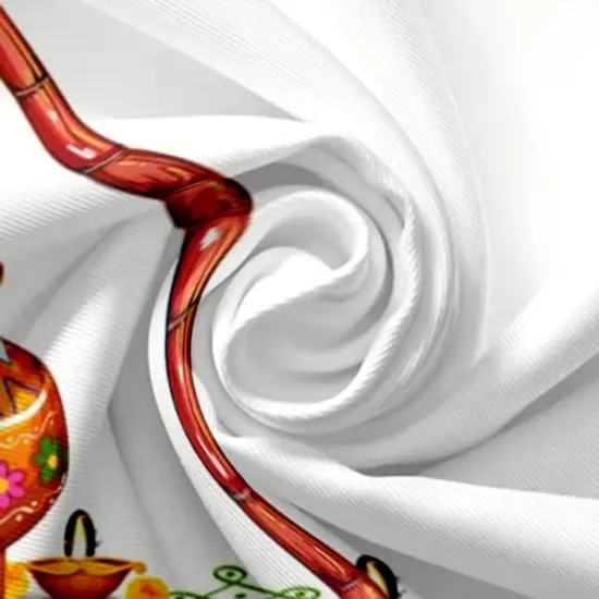 Ugadi Backdrop Banner 5x8 Feet Pongal Decor Indian Harvest Festival Background Holiday Banner Wall Backdrop for Photography Pongal Ugadi Party Celebration - Decorative Photo Props {2}