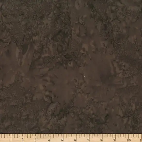 Brown Chestnut Watercolor Waves Batik Wideback Fabric per yard {1}