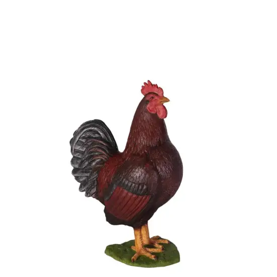 Rooster Life Size Statue {1}