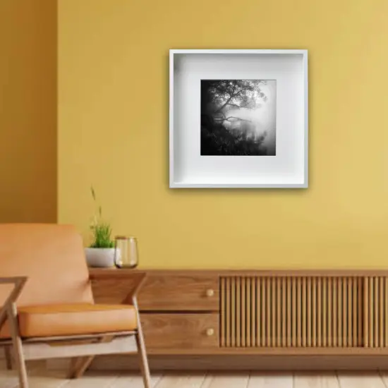 White Frame with Mount, 19&frac34;x19&frac34;" &ndash; Deep Gallery Frame, Easy No-Nail Hanging! {4}