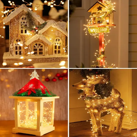 Fairy Lights Battery Operated - 10Ft 120 LED (Warm White) {5}