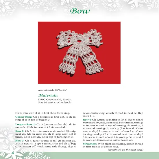 Christmas Ornaments To Crochet {5}