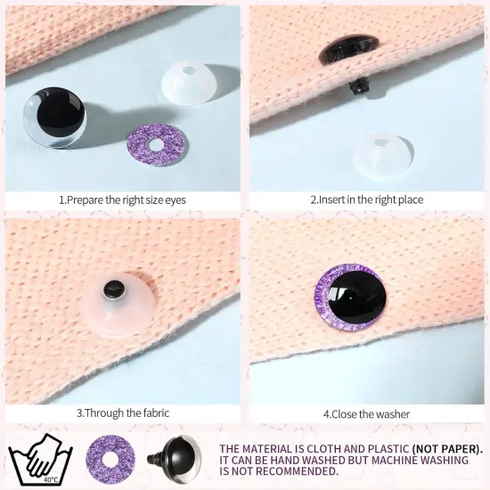 160 pcs Safety Eyes for Crocheting {3}