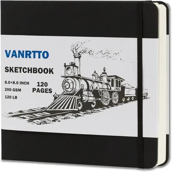 Square Sketchbook 120 Pages/60 Sheets {1}