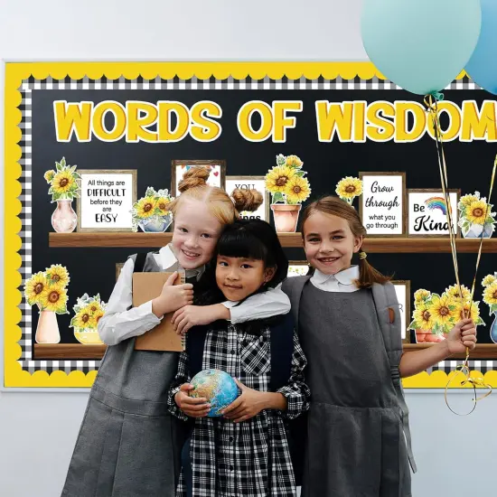 Sunflower Bulletin Board Decorations Set {5}