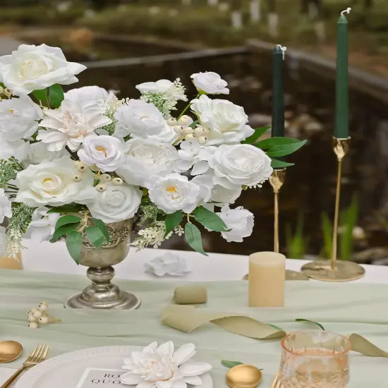 Artificial Flowers DIY Box Set Fake Roses Bouquet {5}