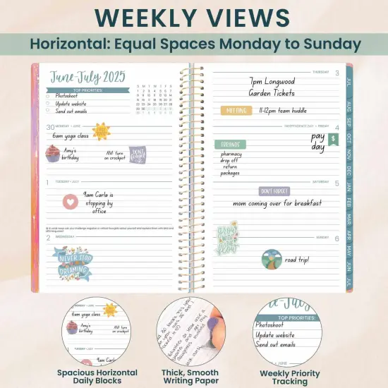 bloom daily planners 2025-26 Academic Planner, Soft Cover, 5.5" x 8.25"Creating A Life I Love {5}
