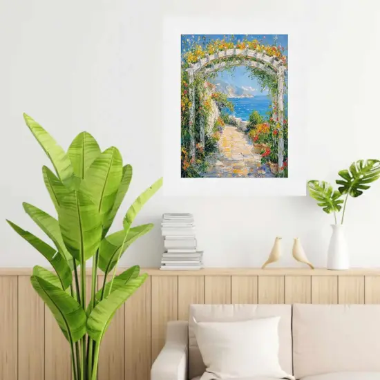 Modern Gallery Wall Gloss White Picture Frame-Office Wall Decor 24x48 frame {4}