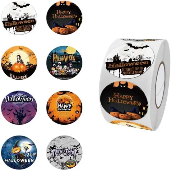 500 PCS Halloween Stickers {1}