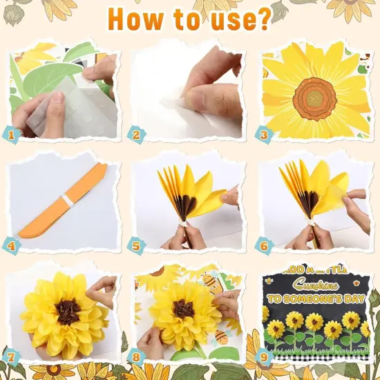 Sunflower Bulletin Board Decorations {3}