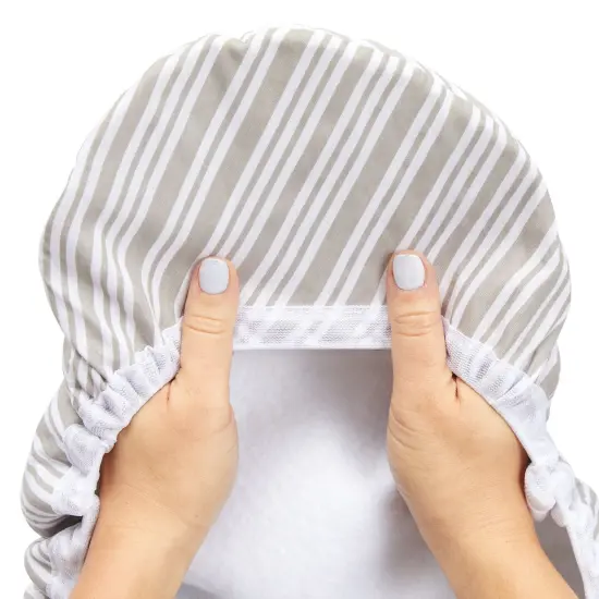 Juvale Ironing Board Cover and Pad Standard Size - 15x54 inch Heavy Duty Thick Padding, Grey Stripe Pattern {7}