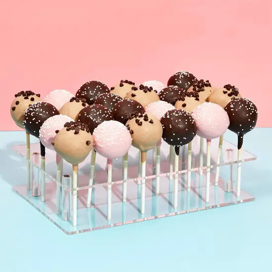 Clear Acrylic Cake Pop Stand, Lollipop Display Holder (24 Holes) {3}
