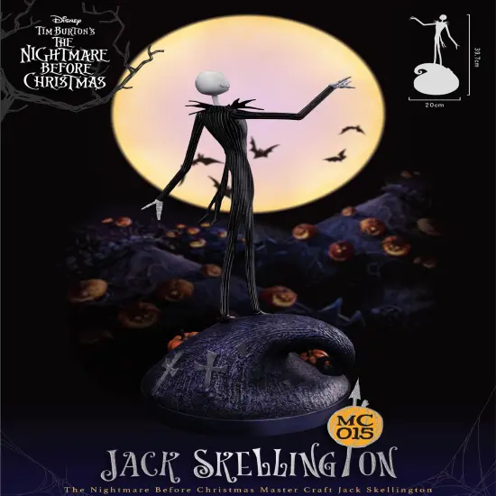 The Nightmare Before Christmas Master Craft Jack Skellington Table Top Statue {6}