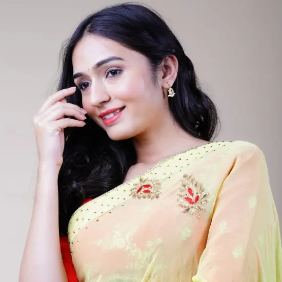 Boho Vintage Flower Earrings for Women - Faux Pearl Round Flower Leverback Earrings Beaded Floral Dangle Drop Earrings with Gold Platting Indian Jewelry for Bride Birthday Gift for Her {6}