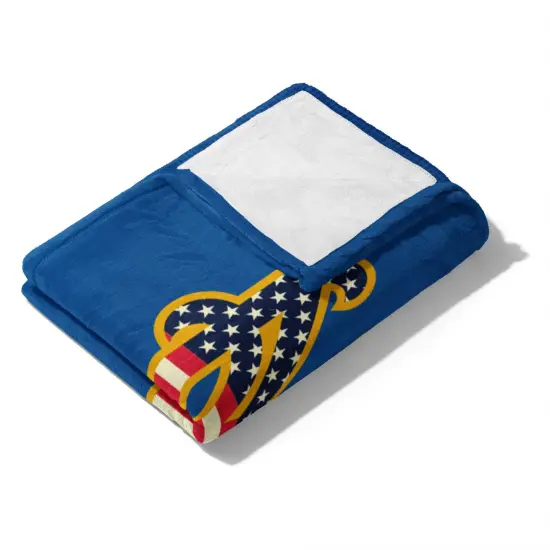 MLB Celebrate Series Silk Touch Sherpa Throw Blanket 50&times;60 Inches New york mets {3}
