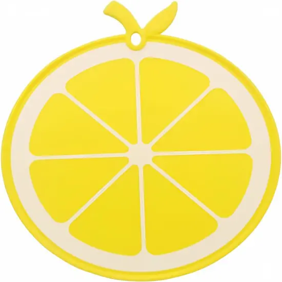 Chopping Board Plastic Fruit Cutting Boards for Kitchen, BPA Free, Dishwasher Safe, Food Safe PP Material Small Size Cutting Board for Gift Family Dormitory (lemon(12 x 10.5 inch)) {1}